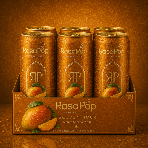 Golden Hour - Mango Sharbat Soda