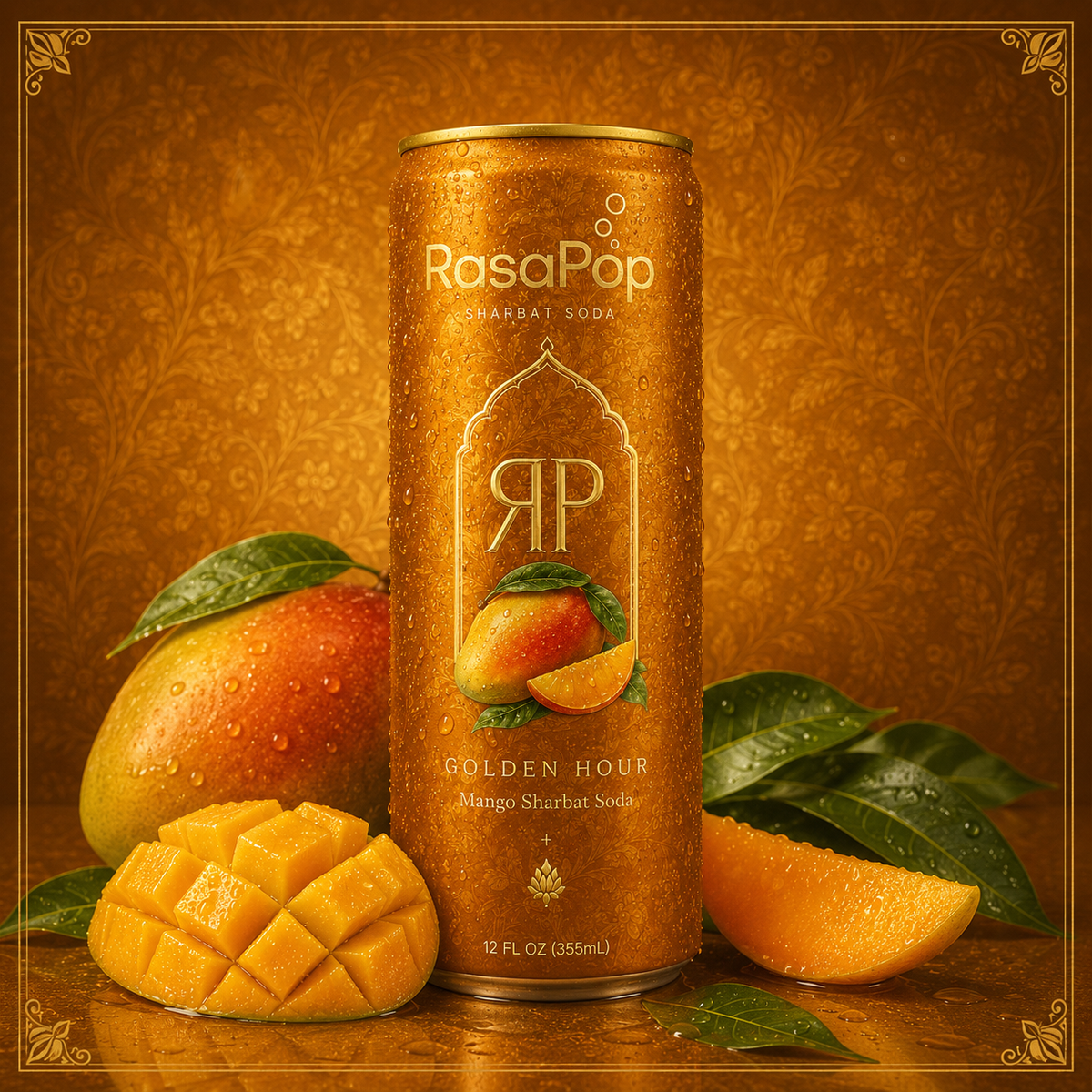 Golden Hour - Mango Sharbat Soda