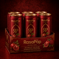 Scarlet Bloom - Pomegranate Rose Sharbat Soda